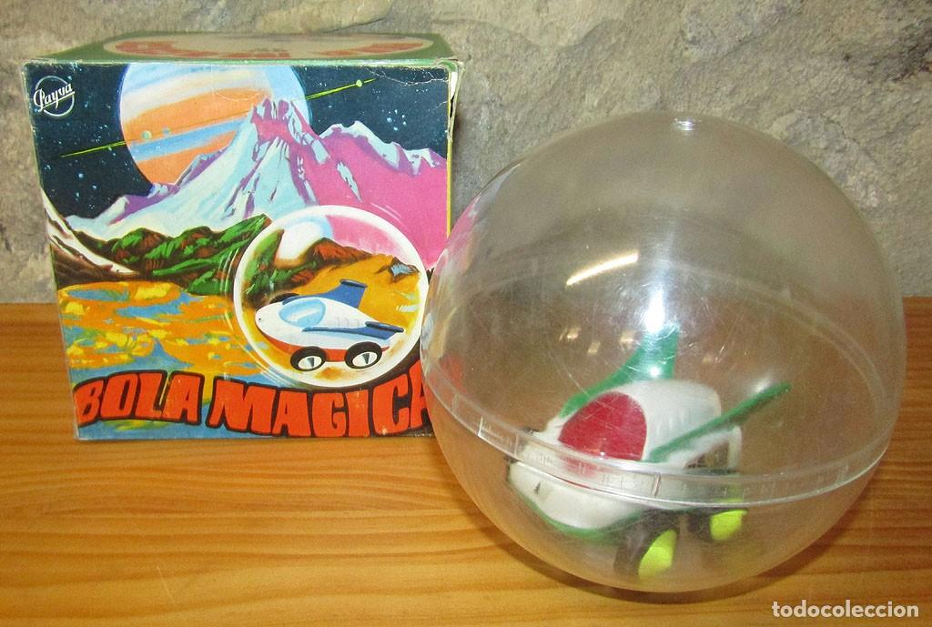 Juguetes antiguos: ANTIGUA BOLA MAGICA DE PAYVA - EN SU CAJA ORIGINAL - A&Ntilde;OS 70 - FUNCIONANDO