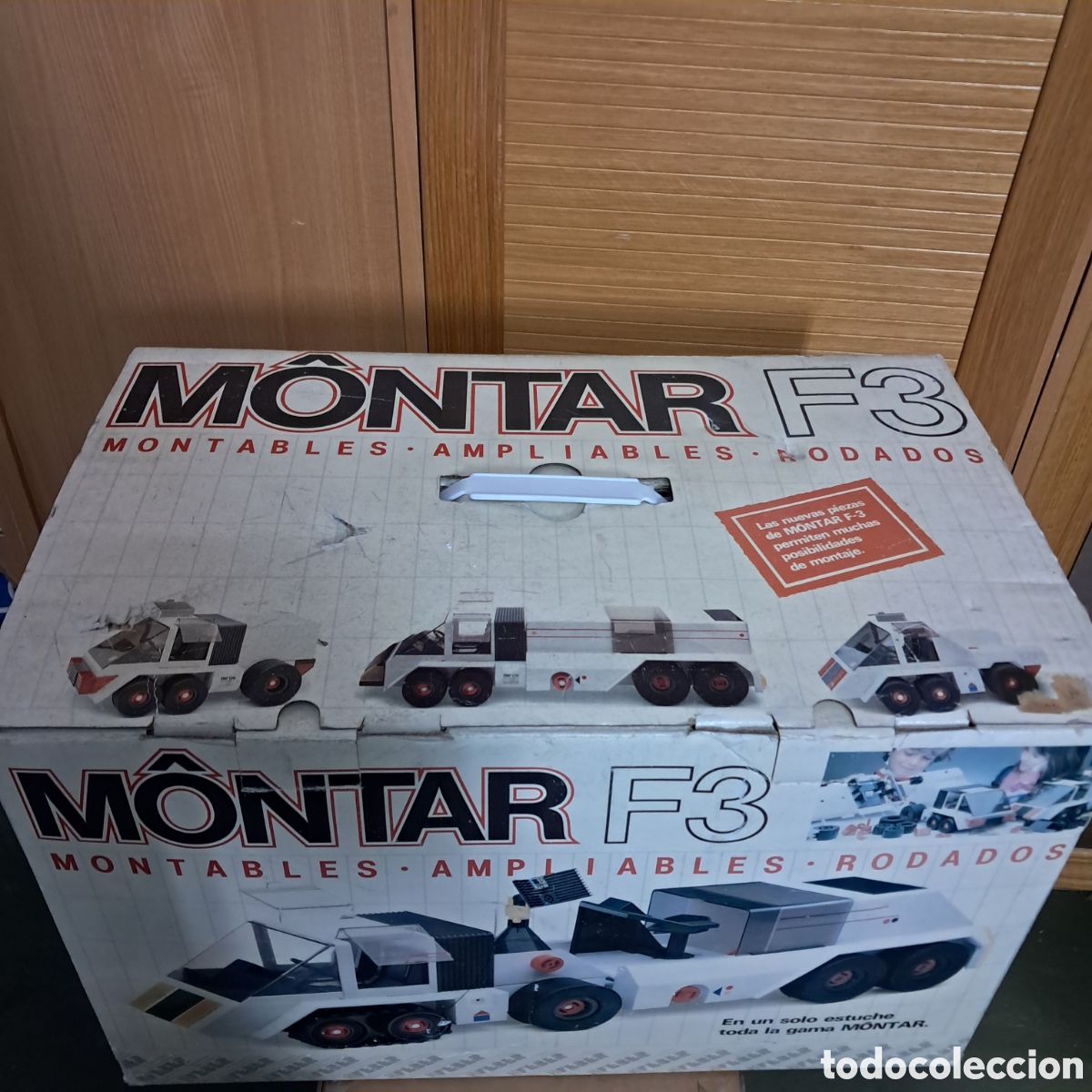 Juguetes antiguos: Caja grande Montar F3 de Feber