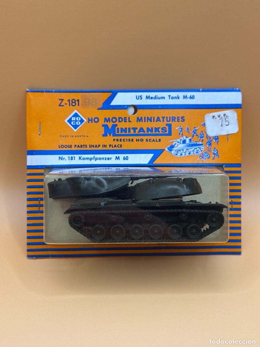 Juguetes antiguos: ROCO Model Miniatures / Minitanks Z-181 &ndash; US Medium Tank M-60
