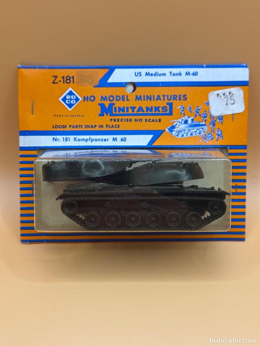 Juguetes antiguos: ROCO Model Miniatures / Minitanks Z-181 &ndash; US Medium Tank M-60