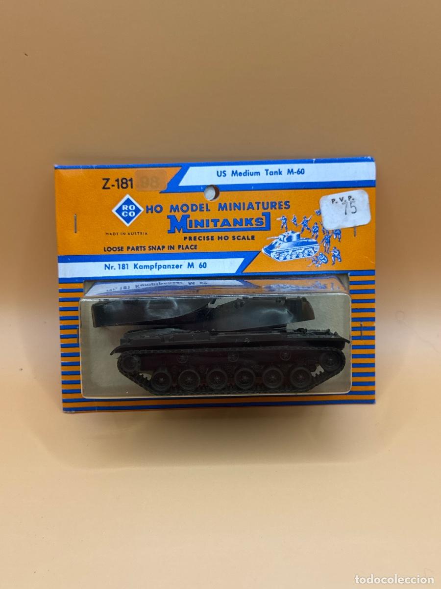 Juguetes antiguos: ROCO Model Miniatures / Minitanks Z-181 &ndash; US Medium Tank M-60