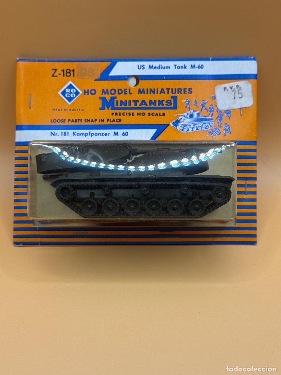 Juguetes antiguos: ROCO Model Miniatures / Minitanks Z-181 &ndash; US Medium Tank M-60