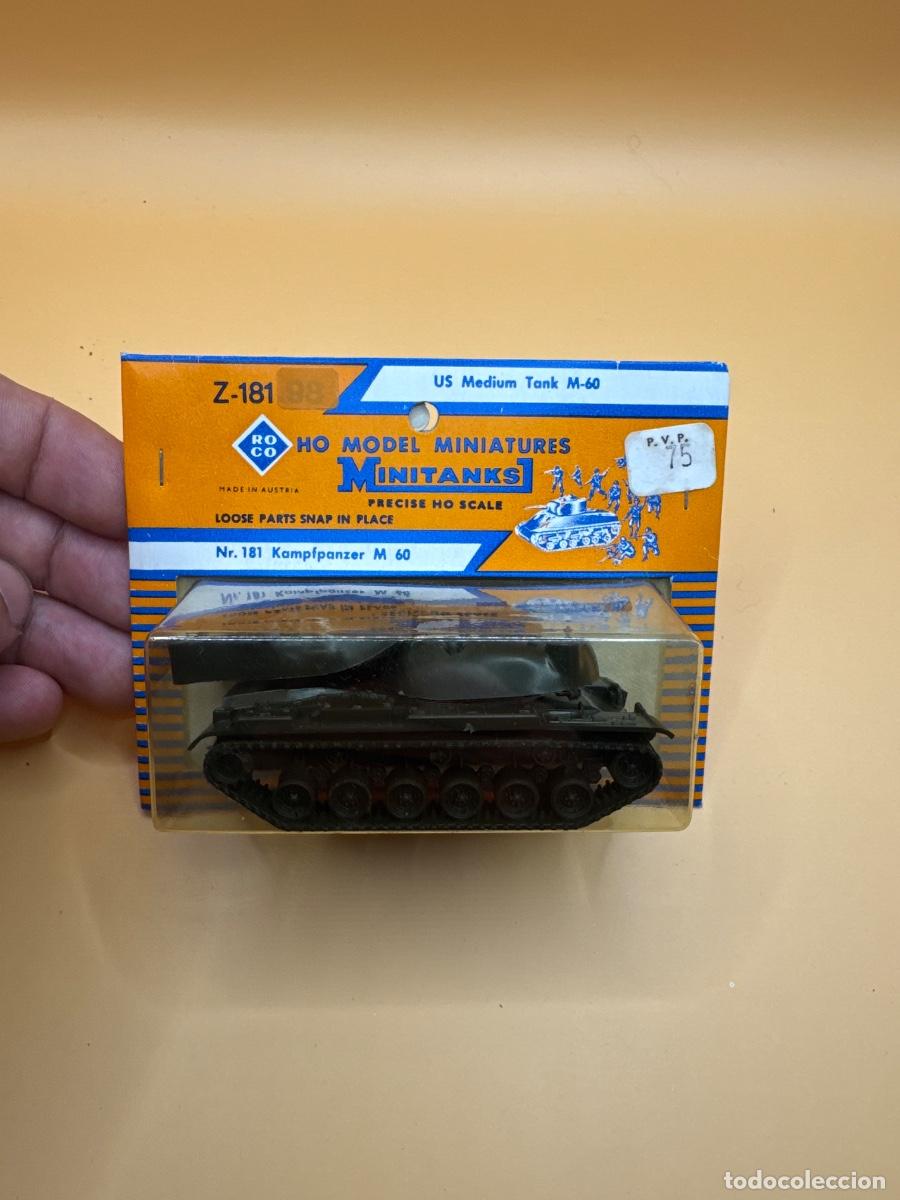 Juguetes antiguos: ROCO Model Miniatures / Minitanks Z-181 &ndash; US Medium Tank M-60