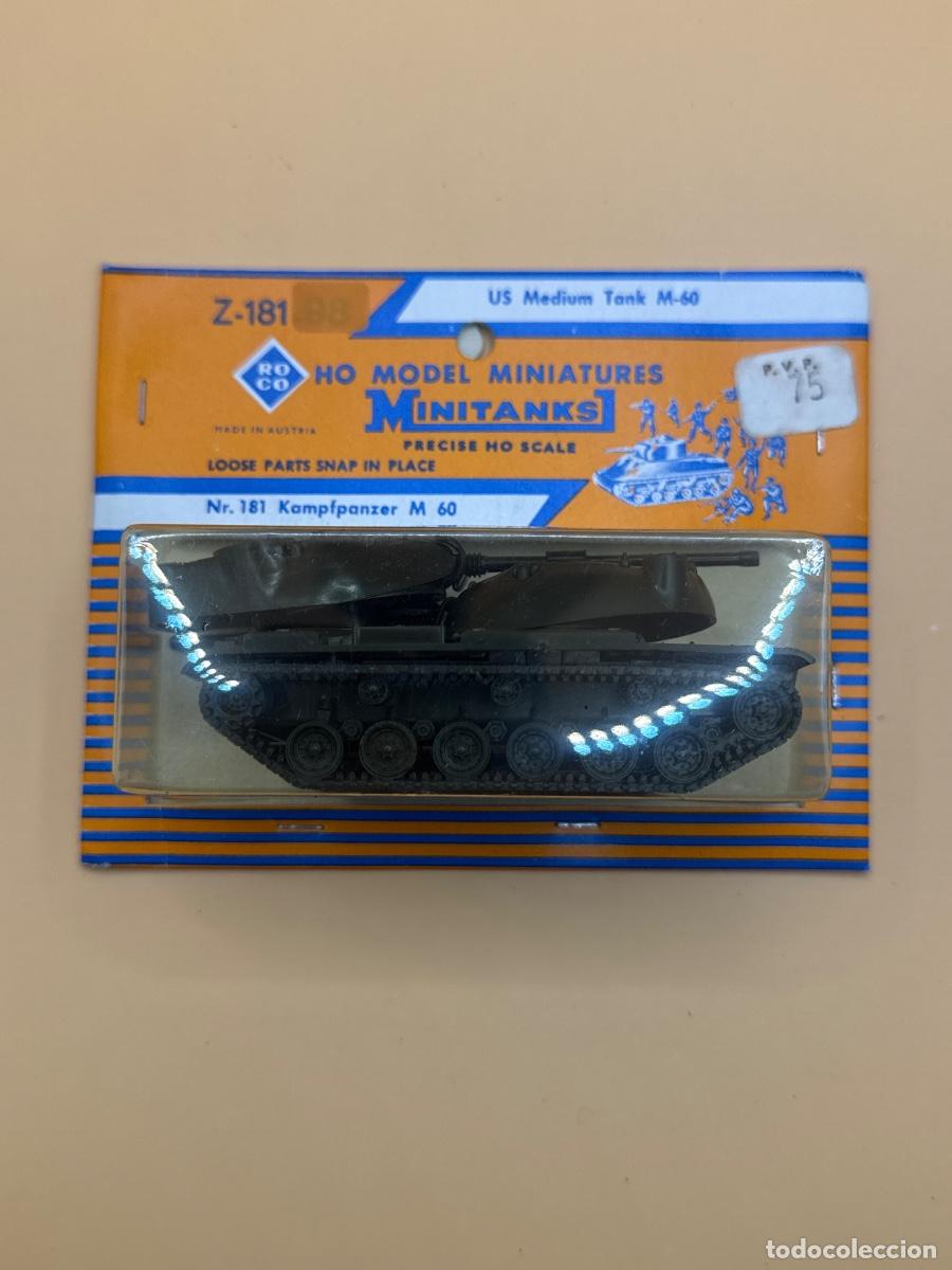 Juguetes antiguos: ROCO Model Miniatures / Minitanks Z-181 &ndash; US Medium Tank M-60