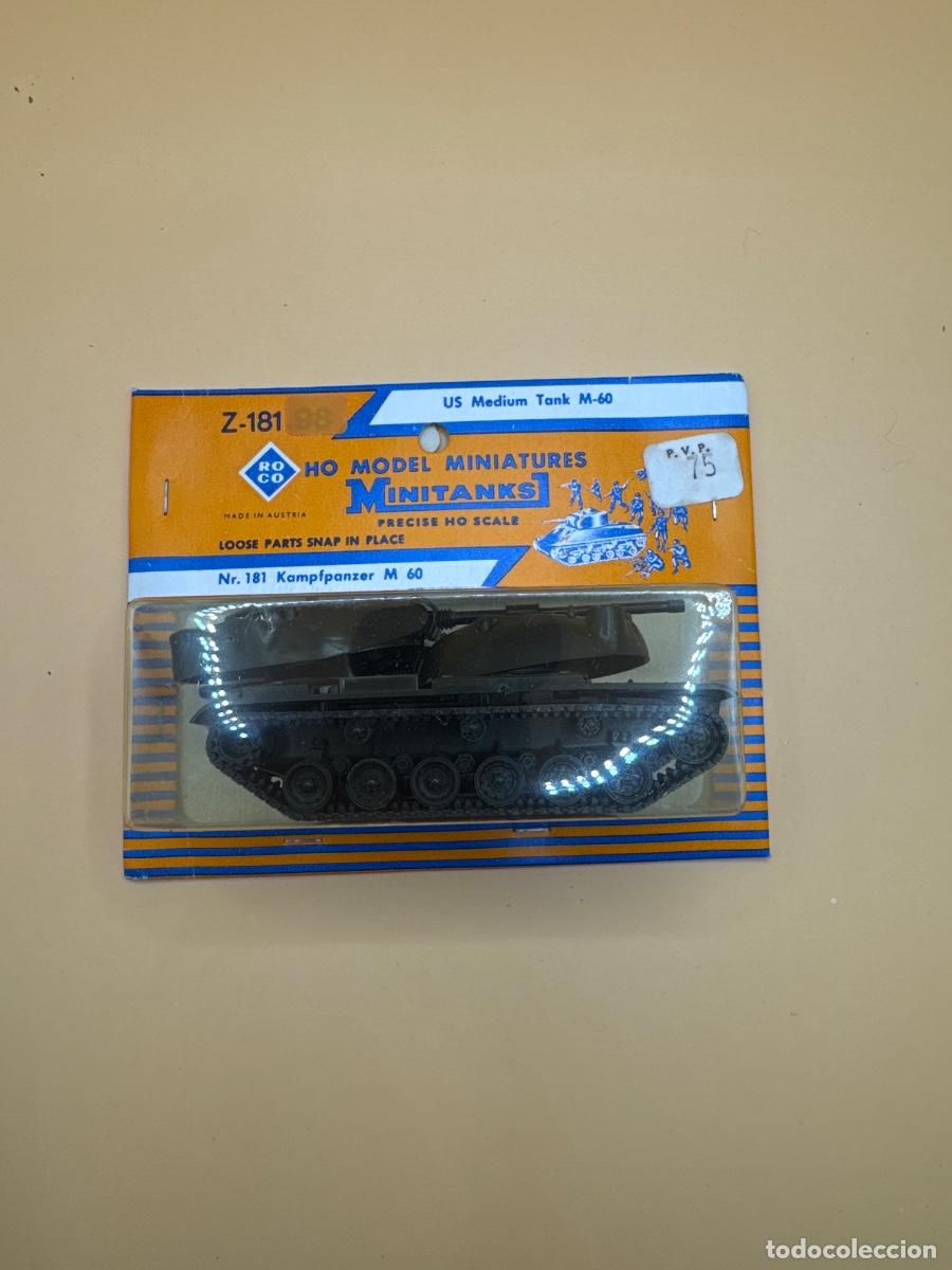 Juguetes antiguos: ROCO Model Miniatures / Minitanks Z-181 &ndash; US Medium Tank M-60