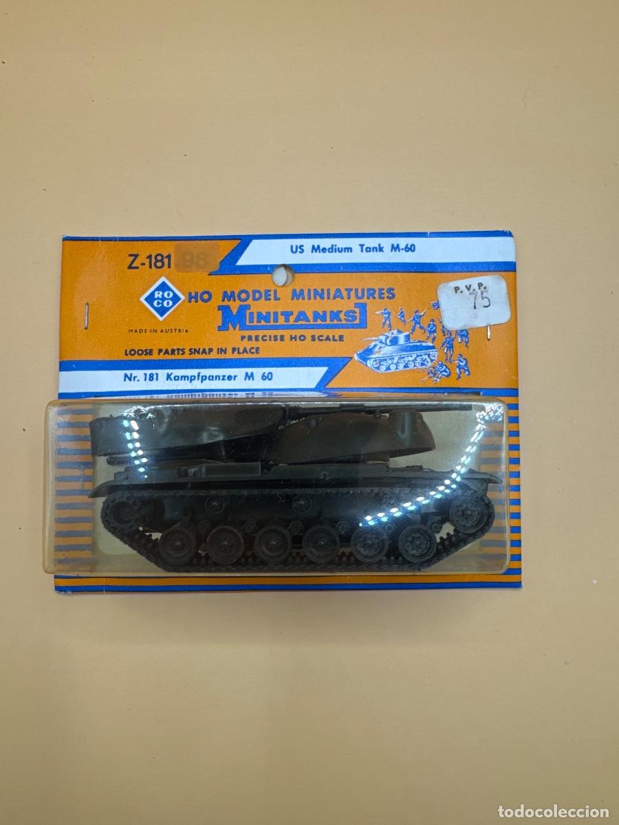 Juguetes antiguos: ROCO Model Miniatures / Minitanks Z-181 &ndash; US Medium Tank M-60