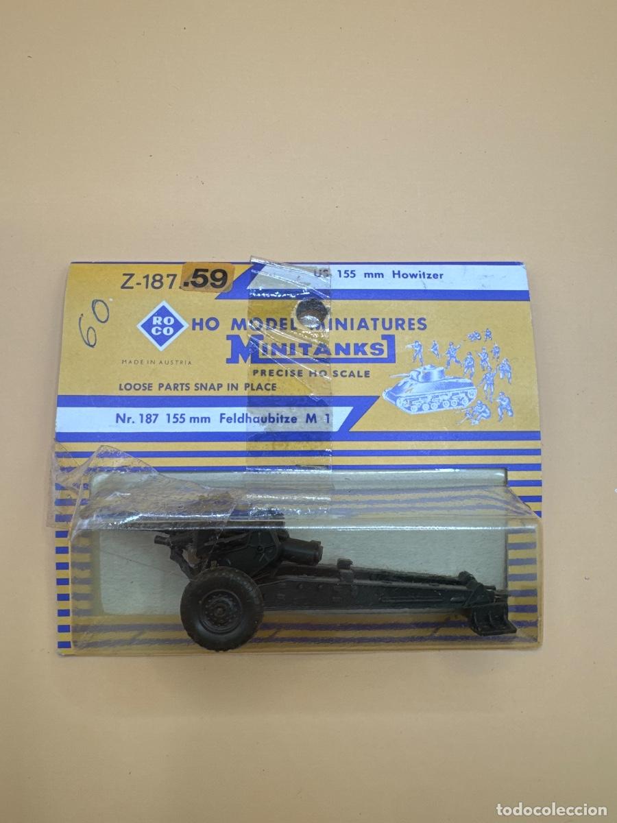 Juguetes antiguos: ROCO Minitanks Z-187 &ndash; ob&uacute;s estadounidense M1/M1A1 de 155 mm