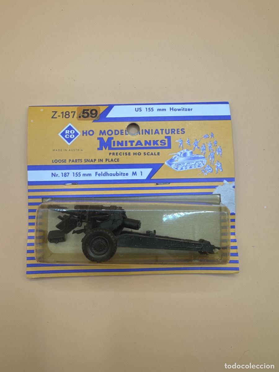 Juguetes antiguos: ROCO Minitanks Z-187 &ndash; ob&uacute;s estadounidense M1/M1A1 de 155 mm