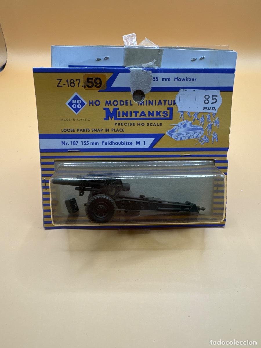 Juguetes antiguos: ROCO Minitanks Z-187 &ndash; ob&uacute;s estadounidense M1/M1A1 de 155 mm