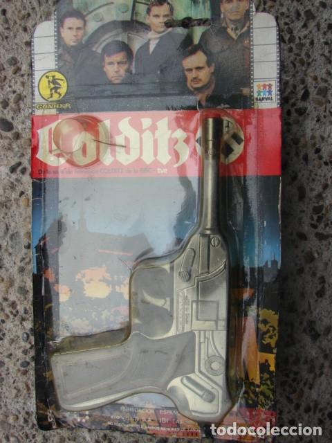 Juguetes antiguos: BLISTER CON LA PISTOLA COLDITZ DE LA SERIE DE TV COLDITZ BBC TVE - GONHER