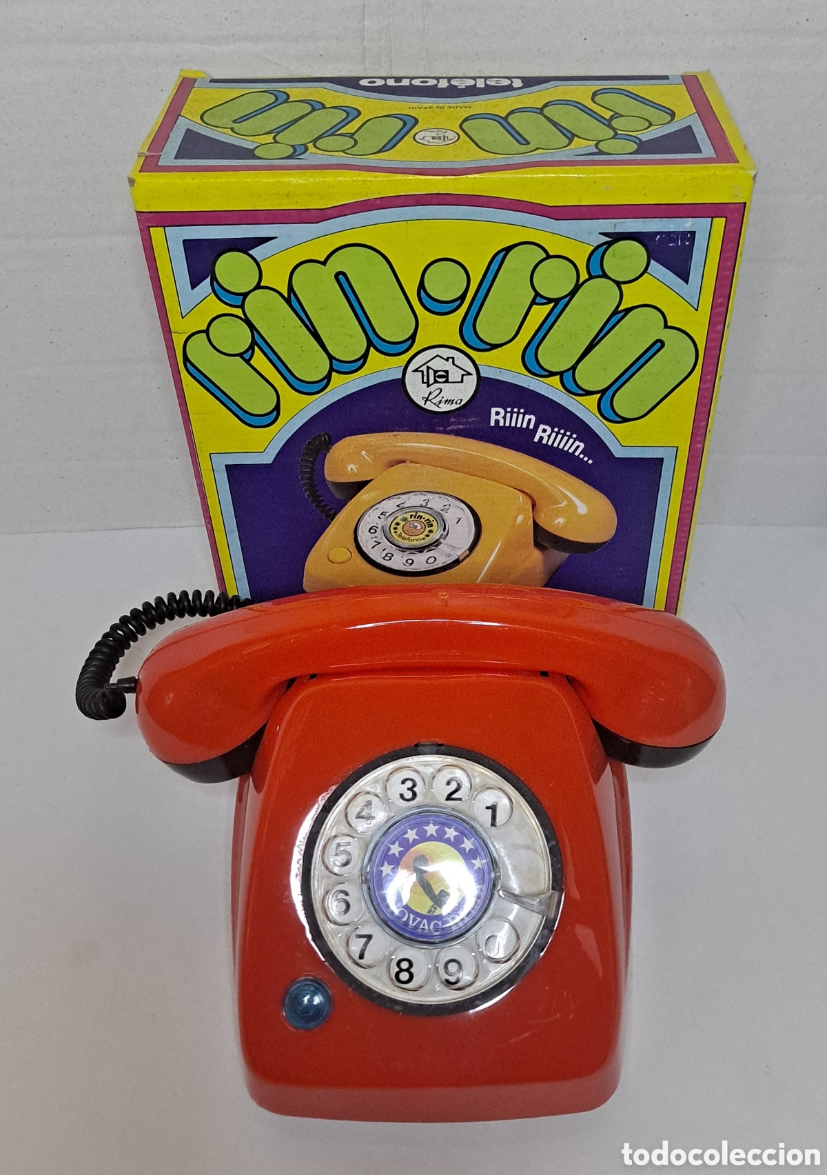 Juguetes antiguos: RIN RIN. TEL&Eacute;FONO. RIMA. NUEVO EN CAJA. FUNCIONA. REF 1176.