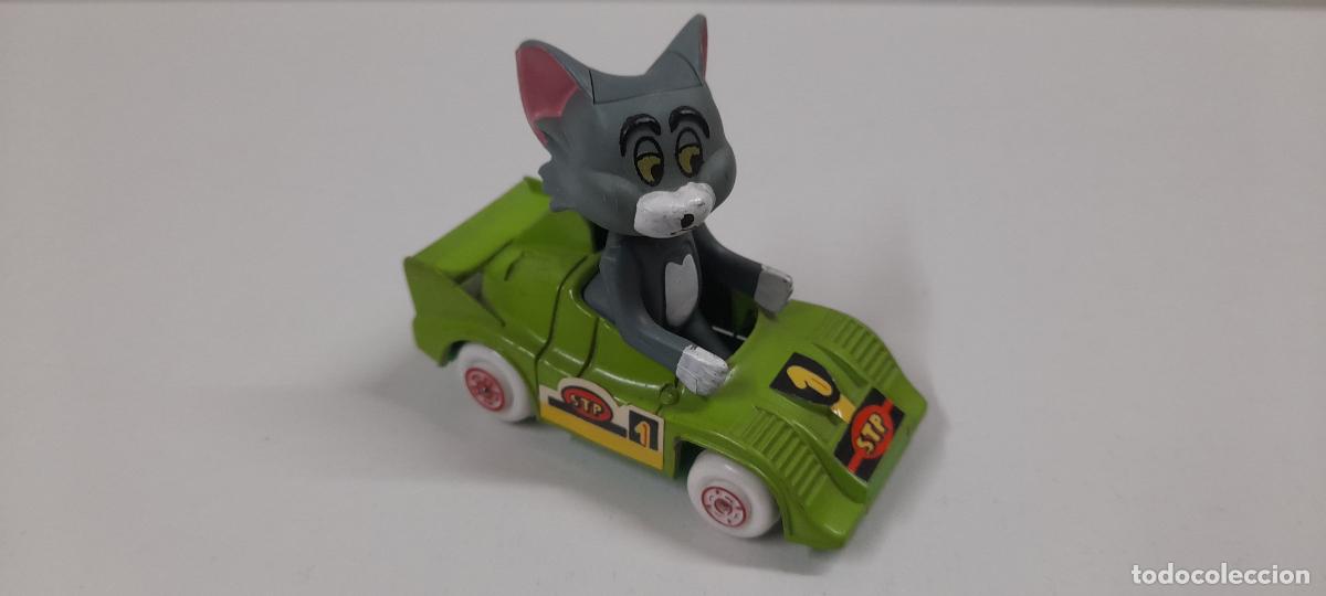 Brinquedos antigos: EL GATO TOM - COCHE DE CARRERAS ( TOM Y JERRY ) . REALIZADO POR GUISVAL . SPAIN . ORIGINAL A&Ntilde;OS 80