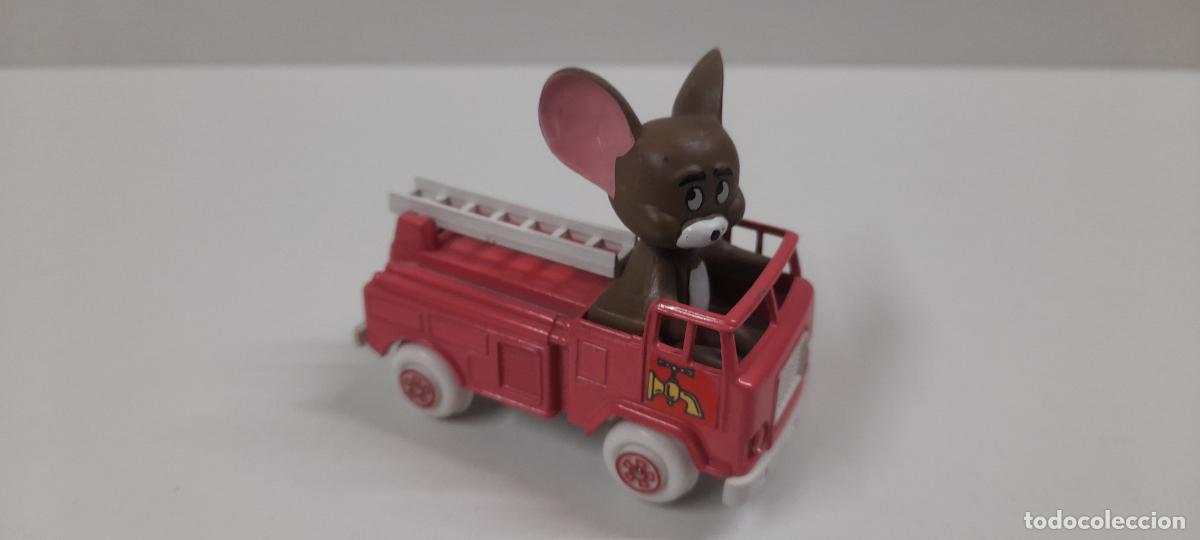 Brinquedos antigos: EL RATON JERRY - BOMBERO ( TOM Y JERRY ) . REALIZADO POR GUISVAL . SPAIN . ORIGINAL A&Ntilde;OS 80