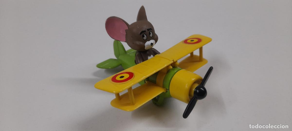 Brinquedos antigos: EL RATON JERRY - AVIADOR ( TOM Y JERRY ) . REALIZADO POR GUISVAL . SPAIN . ORIGINAL A&Ntilde;OS 80 . LEER