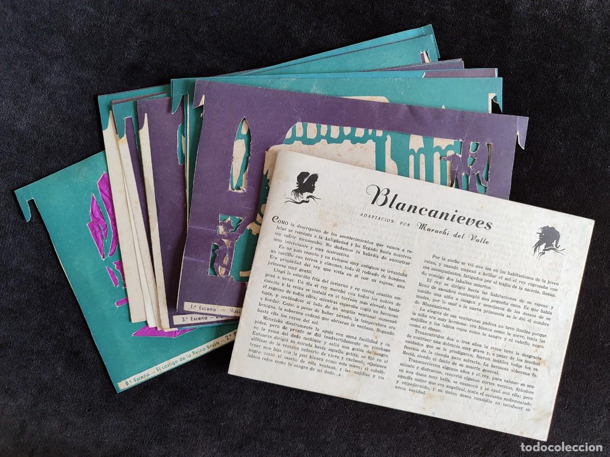 Giocattoli antichi: BLANCANIEVES. COLECCI&Oacute;N RECORTES Y COLOR. FRANK ALPRESA. LIBRO JUGUETE. ED. ANTONIO J. ROVIRA, 1945