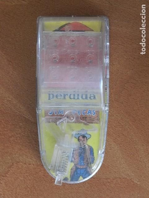Juguetes antiguos: Pinball JIM PECAS en el Oeste Madel Patentado MINI FLIPPER BILLAR&Iacute;N Madelman PERDIDA