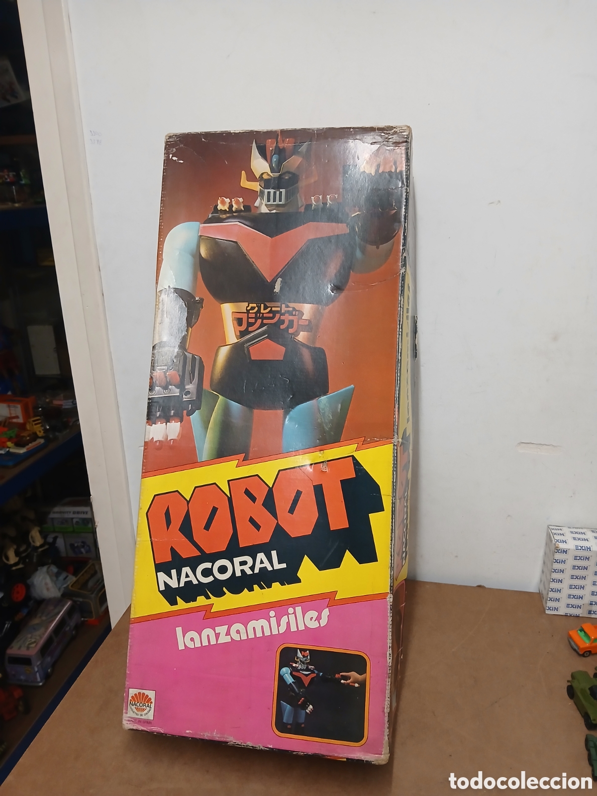 Juguetes antiguos: Robot nacoral jumbo mazinger z
