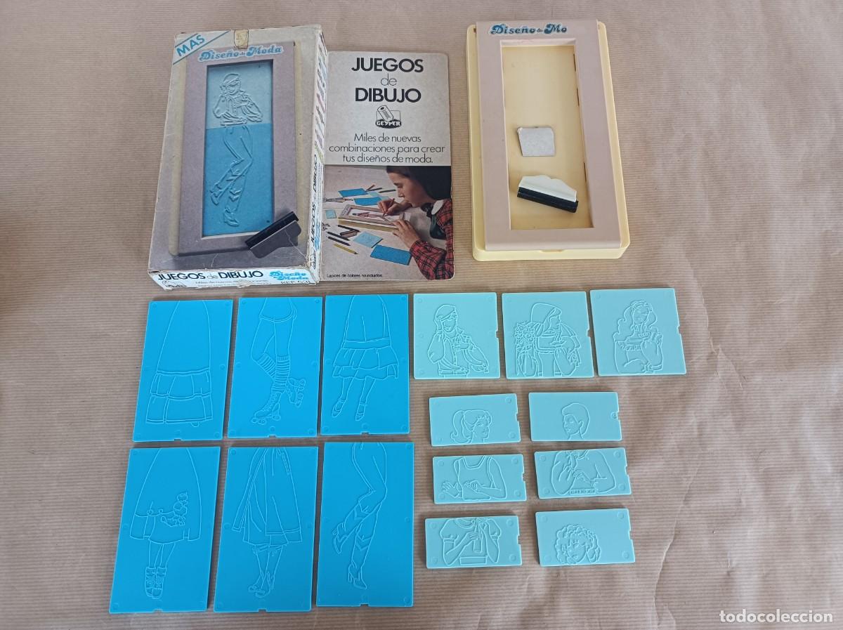 Juguetes antiguos: JUEGO DE DIBUJO GEYPER DISE&Ntilde;O DE MODA