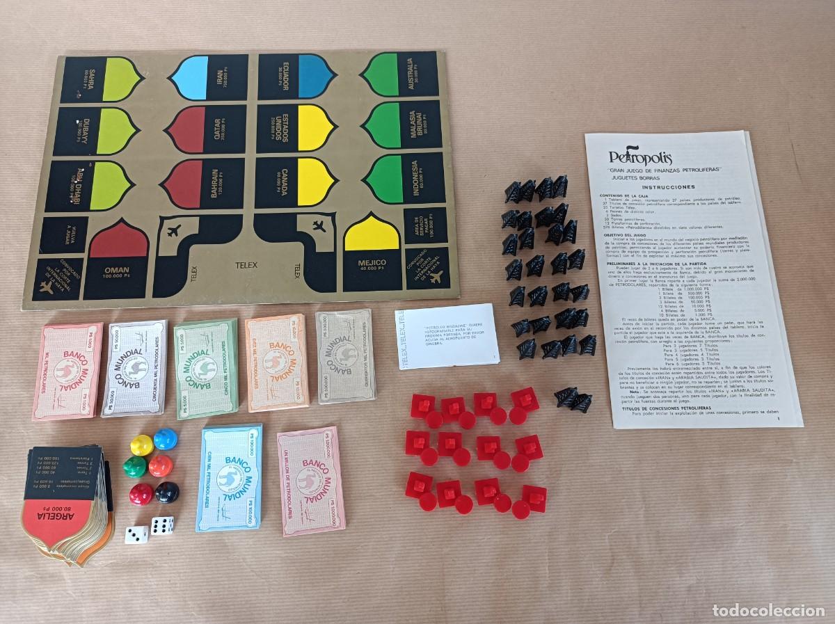 Juguetes antiguos: JUEGO DE MESA PETR&Oacute;POLIS DE BORR&Aacute;S - Foto 2