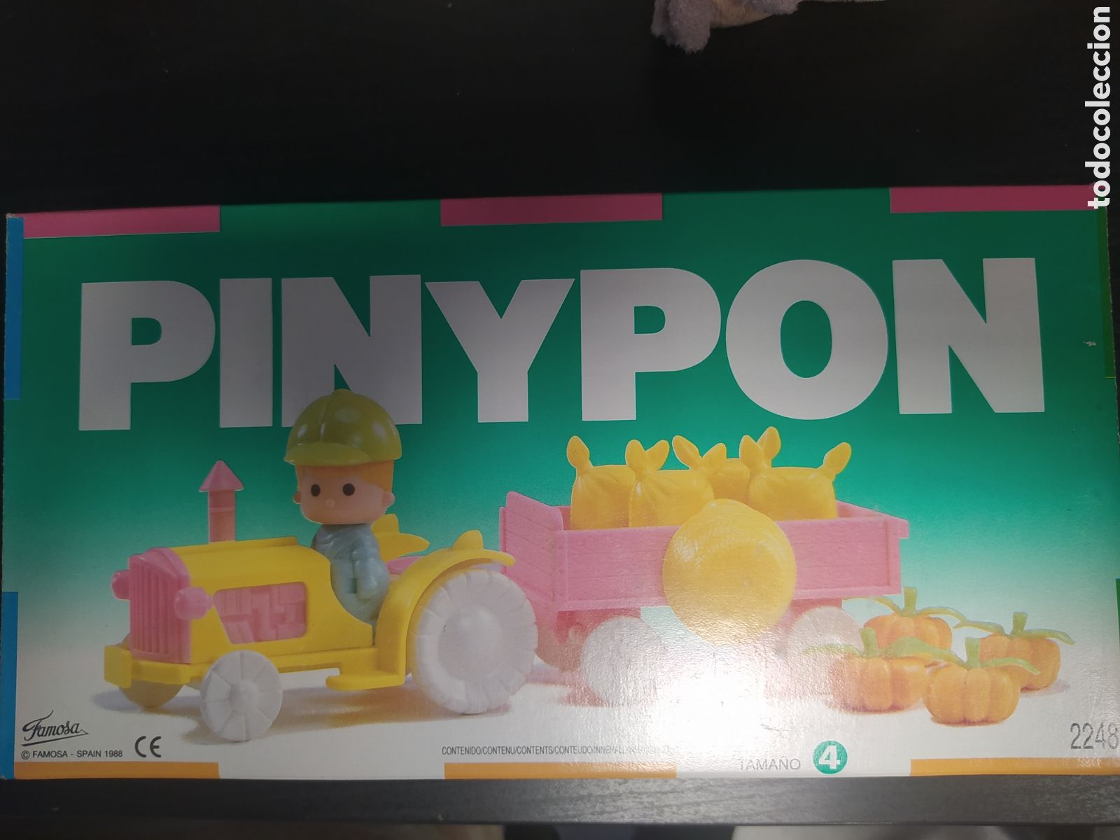 Juguetes antiguos: PIN Y PON TRACTOR FAMOSA 1988 FAMOSA