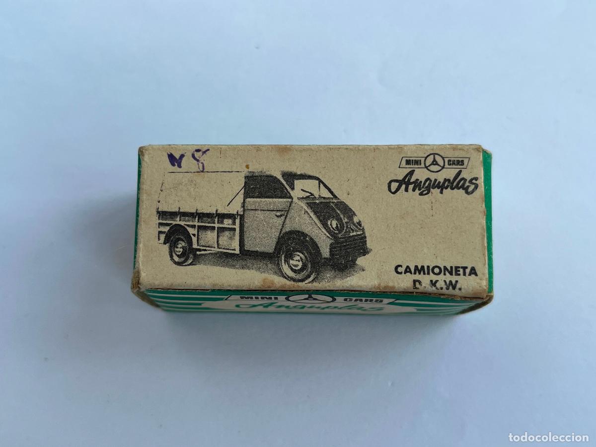 Juguetes antiguos: ANGUPLAS MINI CARS - CAMIONETA D.K.W. CAJA VAC&Iacute;A