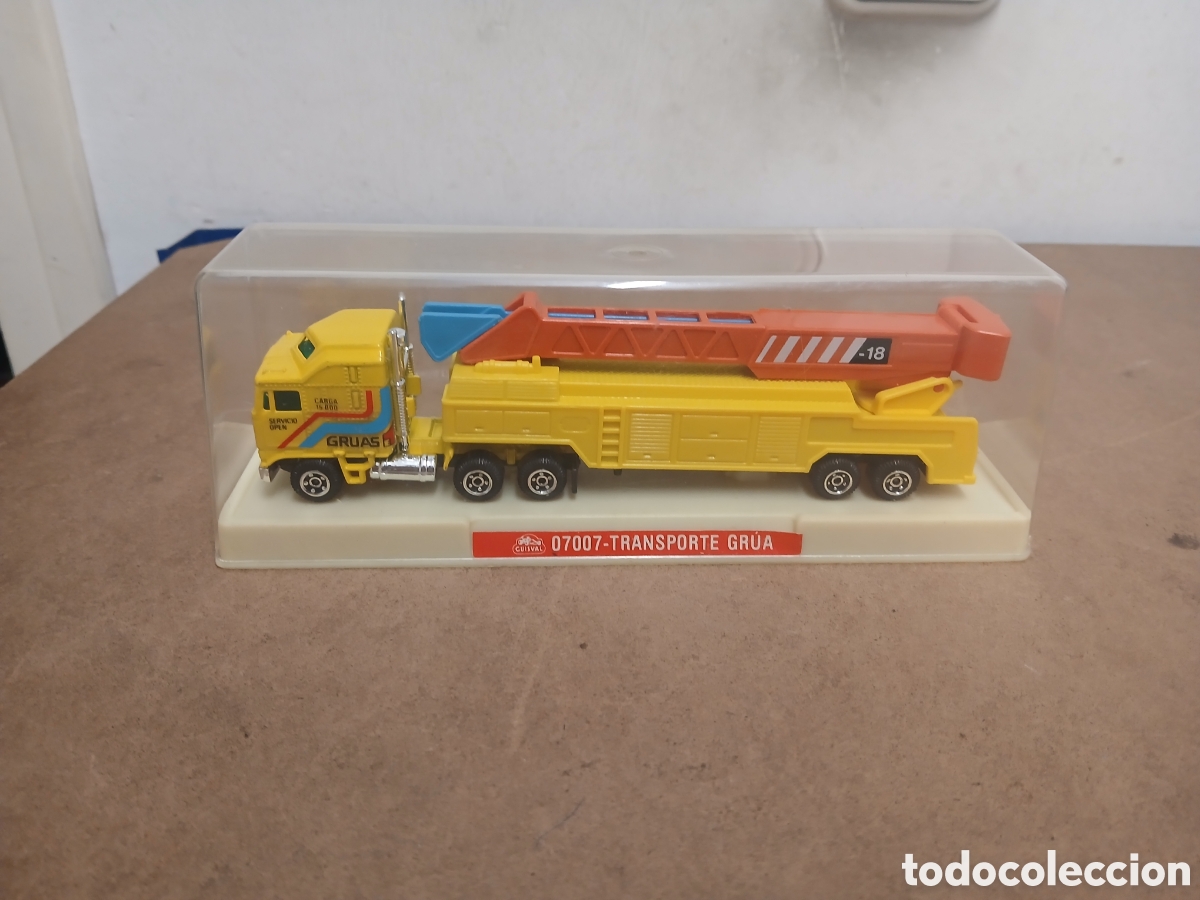 Juguetes antiguos: Guisval camion transporte grua tef-07007 nuevo