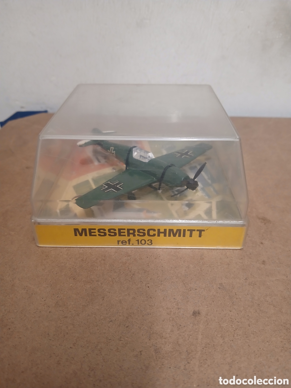 Juguetes antiguos: Aviones playme metal ref-103 messerschmitt nuevo