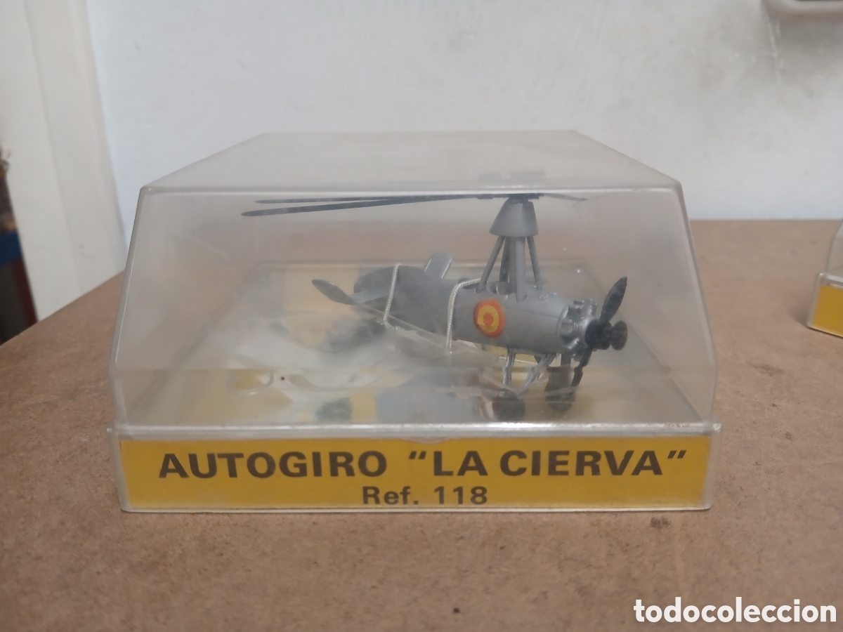 Juguetes antiguos: Aviones playme metal.ref-118 autogiro la cierva nuevo