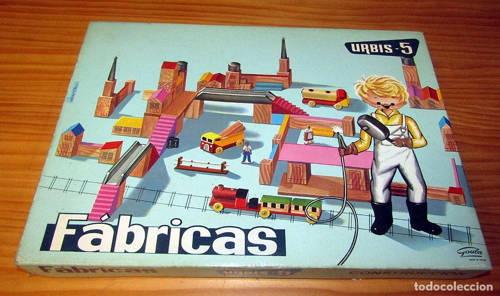 Juguetes antiguos: ANTIGUO JUEGO DE CONSTRUCCION URBIS-5 F&Aacute;BRICAS, DE GOULA - NUEVO Y PRECINTADO - A&Ntilde;OS 70