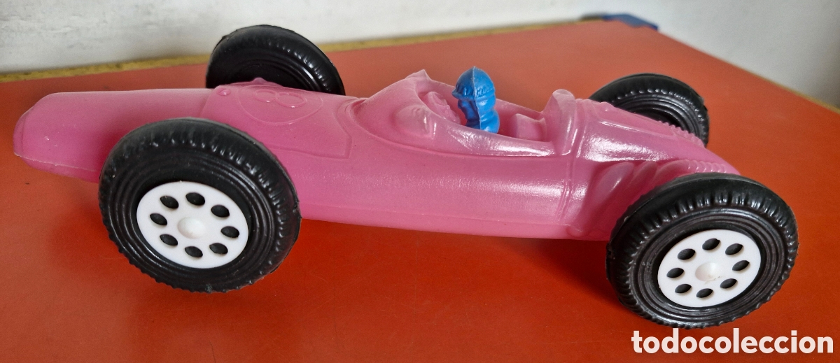 Juguetes antiguos: COCHE B&Oacute;LIDO F&Oacute;RMULA,DE PL&Aacute;STICO SOPLADO.GUTFER 70'S.NUEVO.