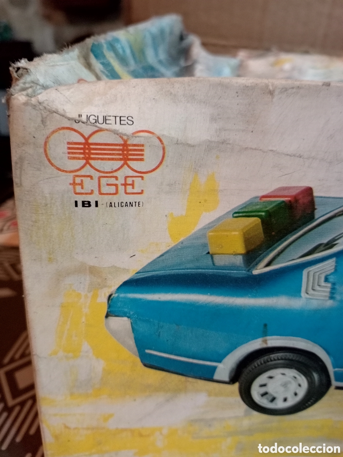 Juguetes antiguos: Coche polic&iacute;a EGE IBI - Foto 3
