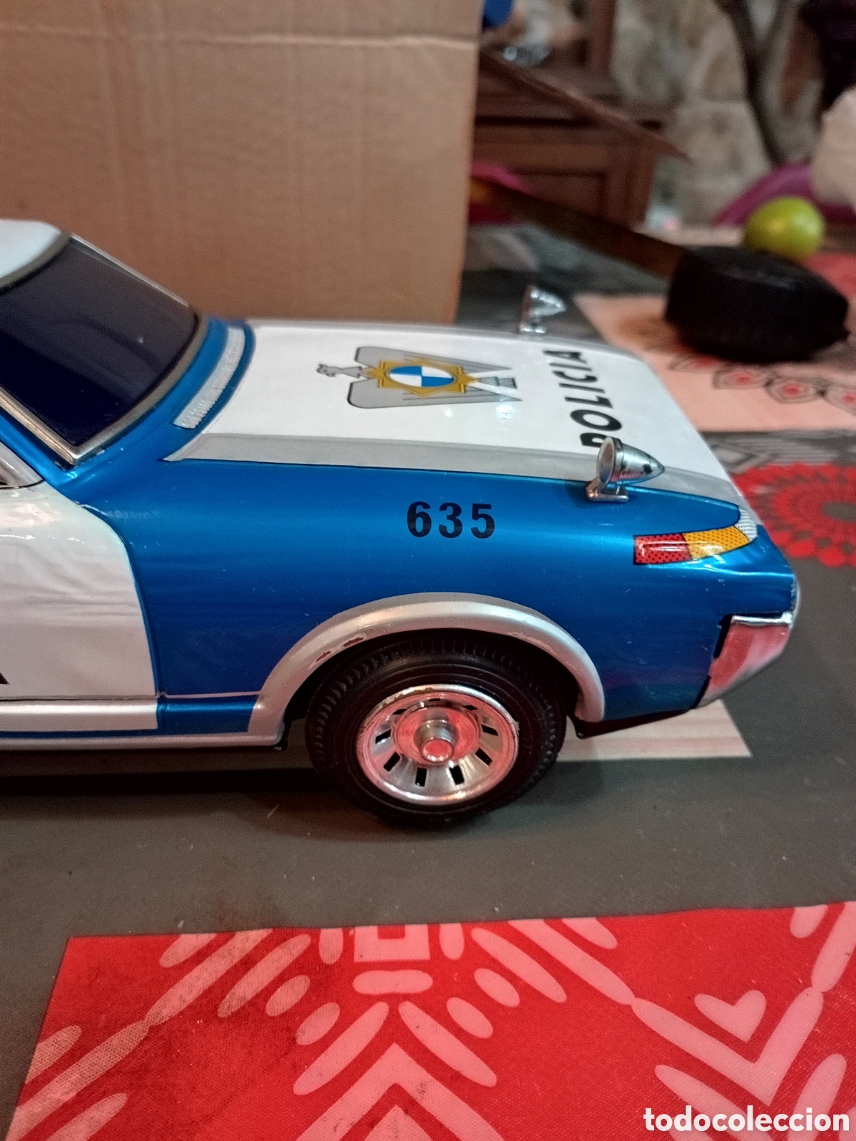 Juguetes antiguos: Coche polic&iacute;a EGE IBI - Foto 9