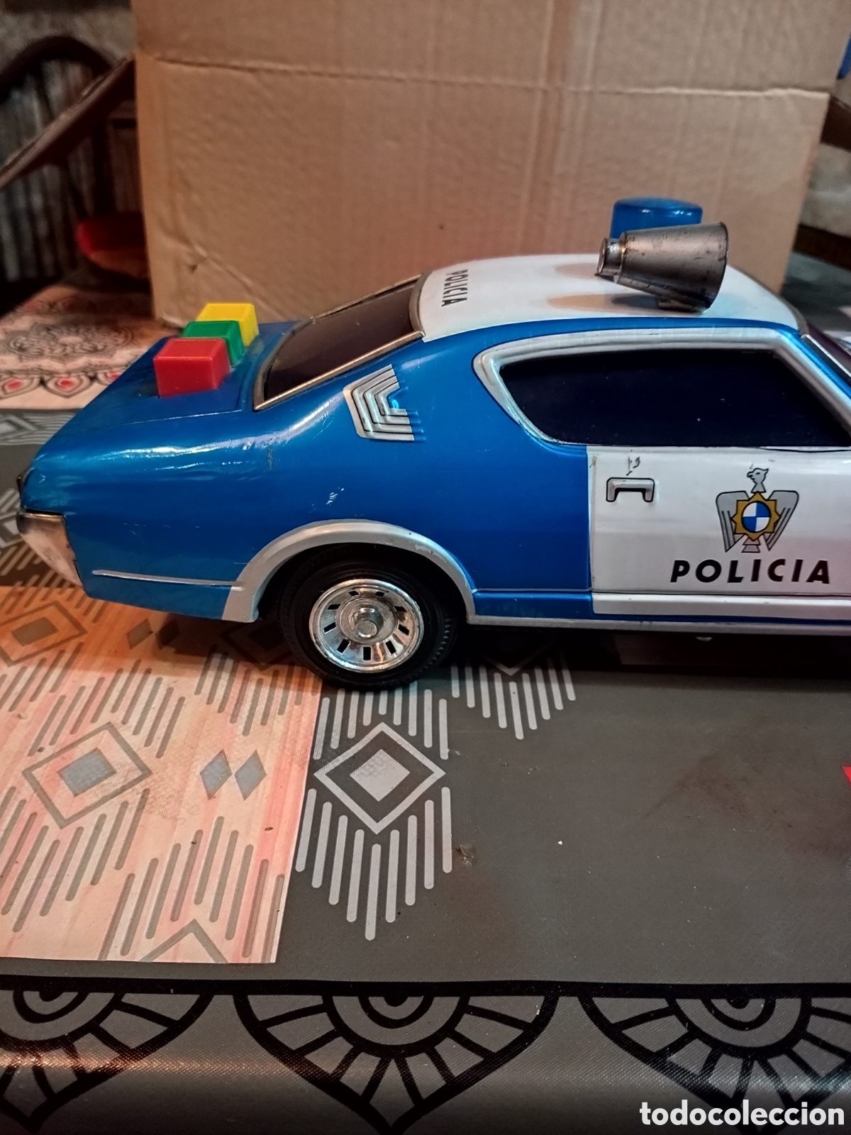 Juguetes antiguos: Coche polic&iacute;a EGE IBI - Foto 10