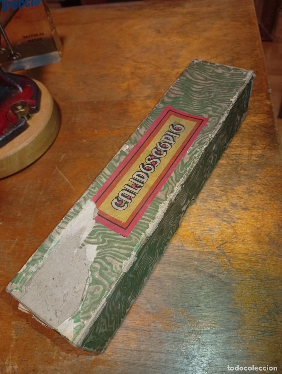 Juguetes antiguos: DIVERTIDO CALIDOSCOPIO ENRIQUE BORRAS MATARO JUGUETE OPTICO ANTIGUO CAJA ORIGINAL A&Ntilde;OS 50