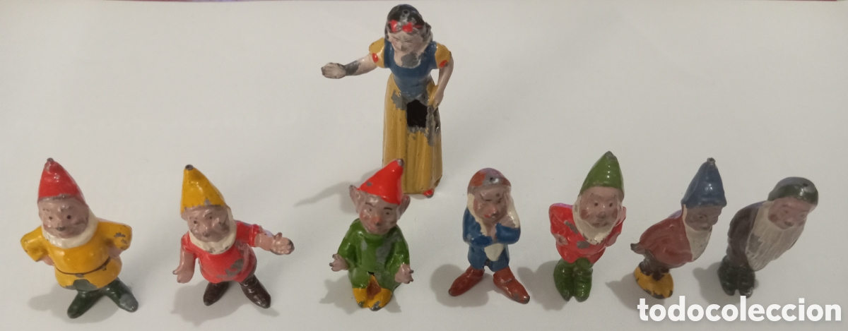 Juguetes antiguos: BLANCANIEVES Y LOS SIETE ENANITOS.