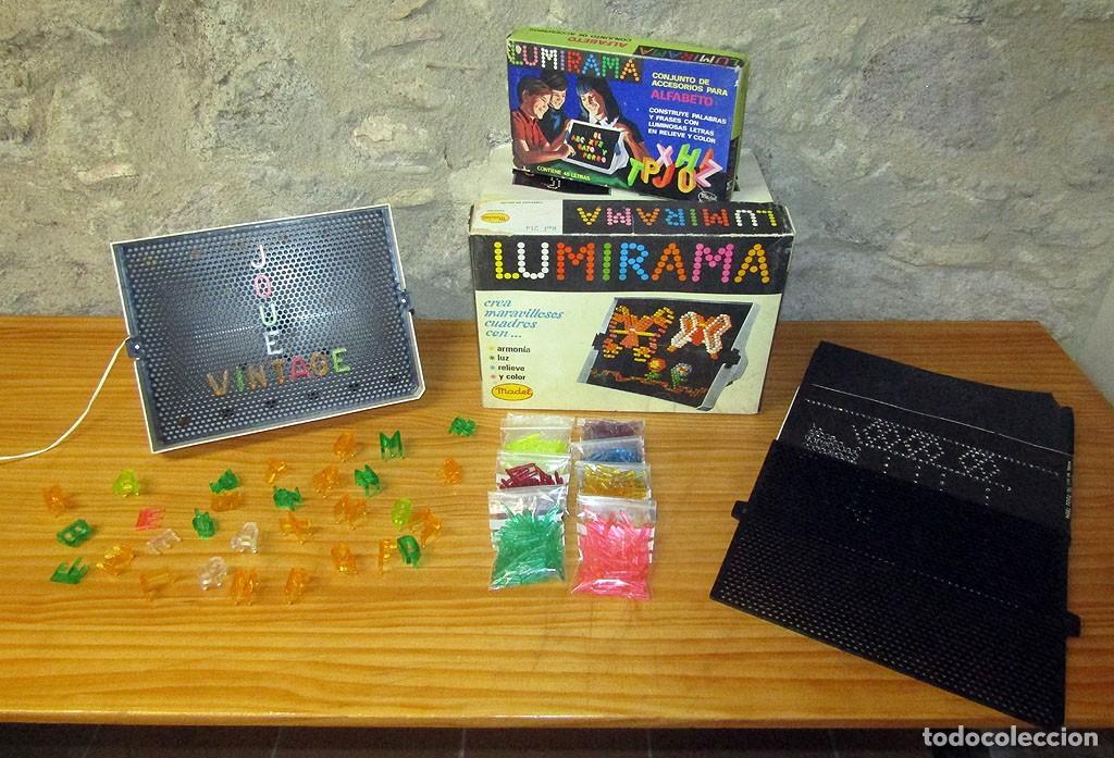 Juguetes antiguos: ANTIGUO JUGUETE LUMIRAMA DE MADEL - EN SU CAJA ORIGINAL Y FUNCIONANDO - A&Ntilde;OS 70