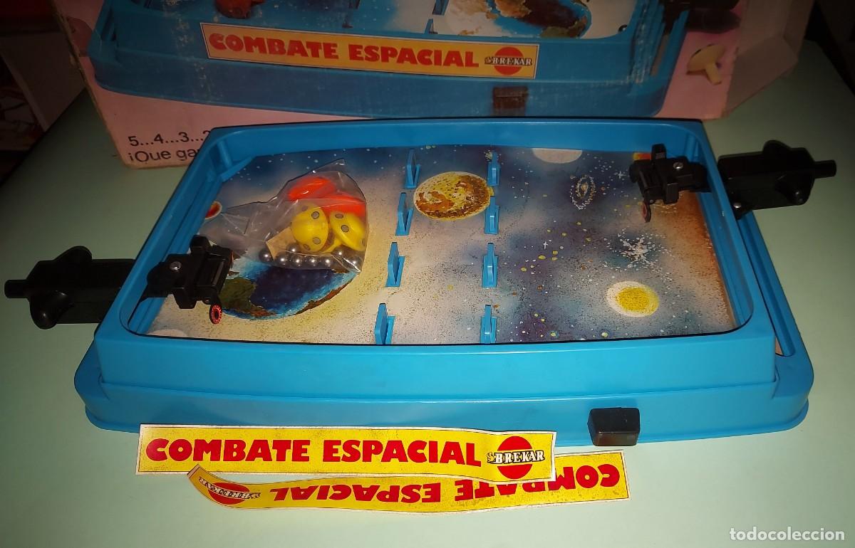 Juguetes antiguos: JUEGO COMBATE ESPACIAL DE BREKAR , CON OVNIS, A&Ntilde;OS 70