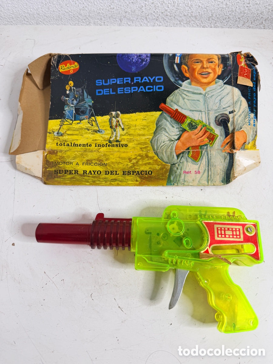 Juguetes antiguos: &rdquo;Super Rayo del Espacio&rdquo; de la marca Redondo Spain 1970s