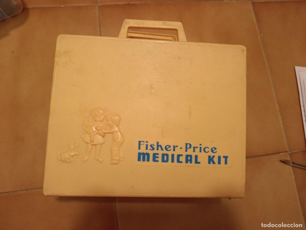 Juguetes antiguos: Fisher-Price Medical Kit #936 vintage 1977-1986 completo
