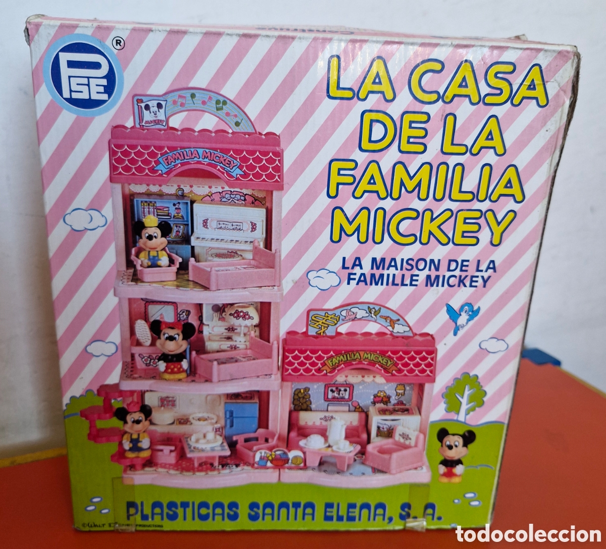 Juguetes antiguos: CASA FAMILIA MICKEY.SANTA ELENA 80'S.SIN USO,EN CAJA.LEER DESCRIPCI&Oacute;N.
