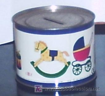 Juguetes antiguos de hojalata: HUCHA DE HOJALATA - Foto 1