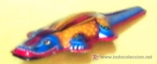 Juguetes antiguos de hojalata: COCODRILO SONORO - Foto 1