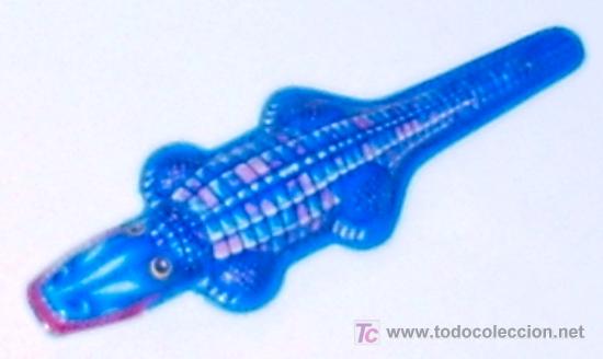 Juguetes antiguos de hojalata: COCODRILO SONORO - Foto 2