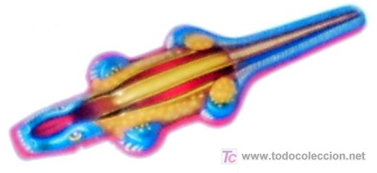 Juguetes antiguos de hojalata: COCODRILO SONORO - Foto 3