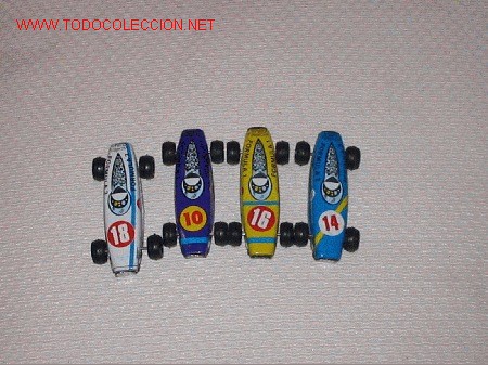 Juguetes antiguos de hojalata: Mini volidos de hojalata - Foto 1