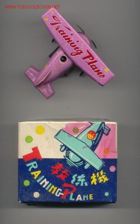 Juguetes antiguos de hojalata: AVION    Made in China - Foto 1