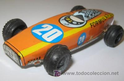 Juguetes antiguos de hojalata: COCHE DE LATA F&Oacute;RMULA 3 - Foto 1
