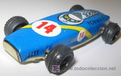 Juguetes antiguos de hojalata: COCHE DE LATA F&Oacute;RMULA 3 - Foto 1