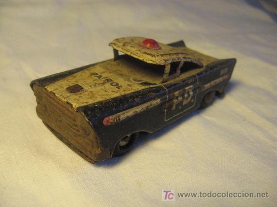 Juguetes antiguos de hojalata: COCHE DE POLICIA - Foto 1