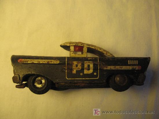 Juguetes antiguos de hojalata: COCHE DE POLICIA - Foto 2